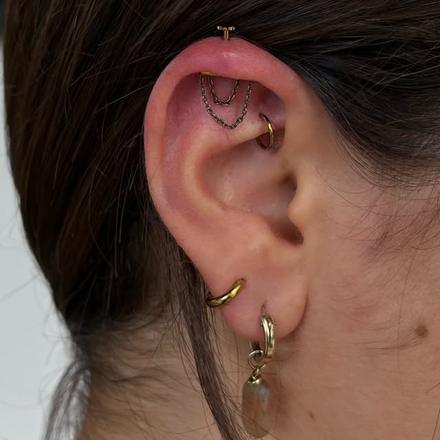 Ear piercing and jewelry work